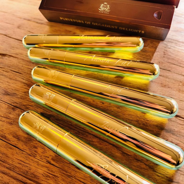 WOW GOLDX's 24 carat gold cigar tube
