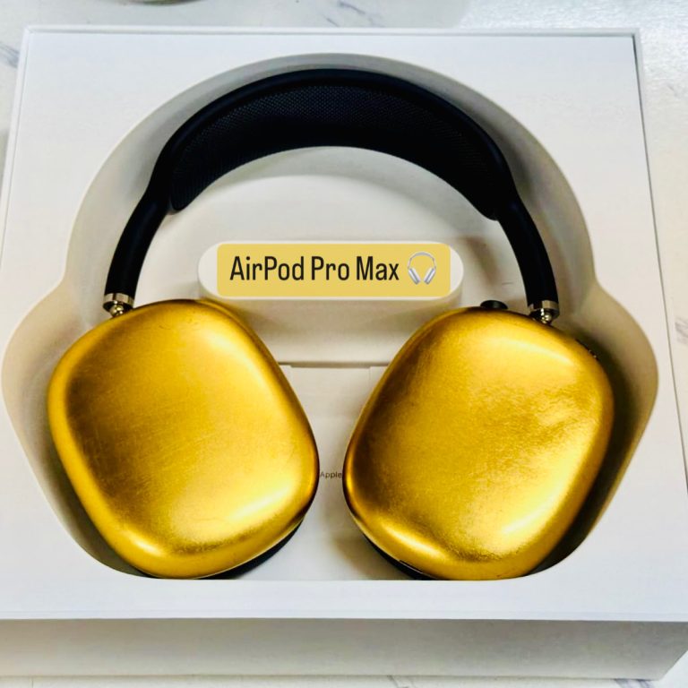 WOW GOLDX's 24 carat gold Airpod Pro Max