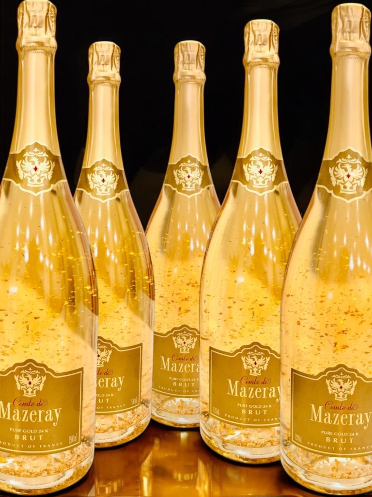 WOW GOLDX's Gold-flakes champagne