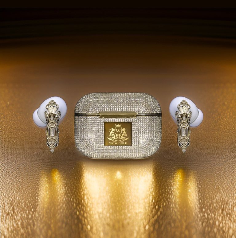 WOW GOLDX's Diamond-studded Airpods Pro
